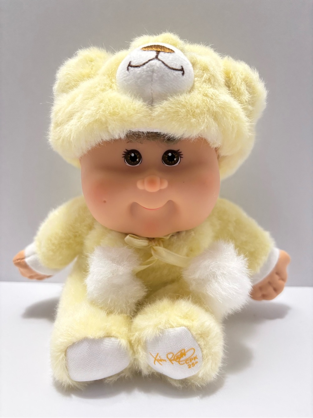 Cabbage Patch Kids Doll 25th Anniversary Snugglies Bear Xavier Roberts EUC